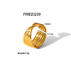 Stainless Steel Cuff Rings Fashion Jewelry for Women LV3247-1-1