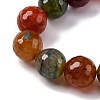 Natural Dragon Veins Agate(Dyed & Heated) Beads Strands G-K390-A05-01-3