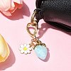 Acrylic Strawberry Pendant Decoration HJEW-SW00120-05-4