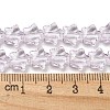 Baking Paint Transparent Glass Beads Strands X1-DGLA-A07-T8mm-KD02-4