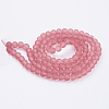 Transparent Glass Bead Strands GLAA-S031-8mm-24-2