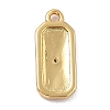 Brass Micro Pave Cubic Zirconia Charms ZIRC-I054-12G-05-3