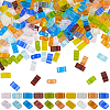 800Pcs 10 Colors 2-Hole Glass Seed Beads SEED-SC0001-46-1