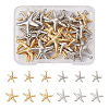 Cheriswelry 40Pcs 4 Style 304 Stainless Steel Pendants STAS-CW0001-07-1