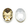 Pointed Back Glass Rhinestone Cabochons RGLA-T080-6x8mm-04-2