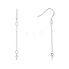 925 Sterling Silver Earring Hooks Findings STER-I014-26S-2