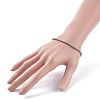 Glass Round Beaded Stretch Bracelet for Women BJEW-JB07911-04-3