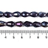 Transparent Electroplate Glass Beads Strands LS-EGLA-N013-T6mm-B06-4