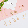 SUNNYCLUE DIY Star & Moon Theme Earring Making Kits DIY-SC0011-80G-4