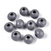 Spray Painted Round Natural Schima Wood Beads WOOD-A018-8mm-11-1