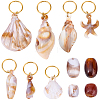 10Pcs Acrylic Braiding Hair Pendants Decoration Clips OHAR-BM0001-01-7