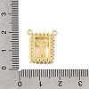 Religion Brass Micro Pave Cubic Zirconia Pendants KK-E799-02C-G-3