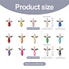 80Pcs 2 Style Imitation Pearl Acrylic Pendants OACR-CD0001-07-2