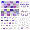 DIY Glass Beads Earring Making Kits DIY-YW0011-30-1