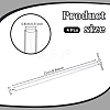 Transparent Acrylic Pipe AJEW-WH0475-51L-2