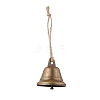 Iron Bell Pendant Decoration HJEW-JM02234-1