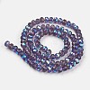 Electroplate Glass Beads Strands LS-EGLA-A044-T8mm-L15-2