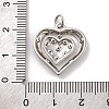 Brass Micro Pave Cubic Zirconia Pendants KK-U033-12P-01-3