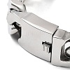 201 Stainless Steel Cuban Link Chains Bracelets for Men & Women LS-BJEW-D031-21A-P-1-2