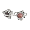 Natural Rhodonite Pendants G-I374-A-P02-2