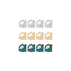 DICOSMETIC 12Pcs 3 Colors 304 Stainless Steel Pendants STAS-DC0013-39-8