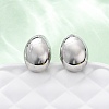 Rack Plating Brass Teardrop Stud Earrings X-EJWE-Q766-03P-4