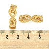 925 Sterling Silver Micro Pave Cubic Zirconia Fold Over Clasps STER-B005-47G-3