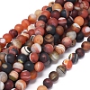 Natural Banded Agate/Striped Agate Beads Strands X-G-D0005-30-8mm-1