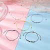 Natural Round Mixed Gemstone Beads Braided Bead Bracelets for Women BJEW-JB11655-1