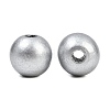 Spray Painted Wood European Beads WOOD-G029-08A-2