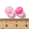 Transparent Frosted Acrylic Bead in Bead OACR-H039-07-3