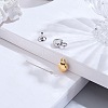 2Pcs 2 Colors Heart Stainless Steel Urn Ashes Pendants STAS-CN0001-73-4
