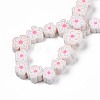 Handmade Polymer Clay Bead Strands CLAY-N011-48A-15-4