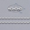 Brass Cable Chains X-CHC027Y-S-3