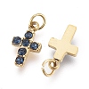 316 Surgical Stainless Steel Tiny Cross Charms X-STAS-F256-023B-G-3