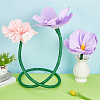 2 Rolls Plastic Aluminum Curved Shaped Tube FIND-PH0029-23A-4