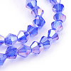 Glass Beads Strands EGLA-S056-02-3