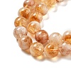 Heated Natural Citrine Beads Strands G-A262-A01-10mm-4