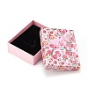 Flower Pattern Cardboard Jewelry Packaging Box LS-CBOX-L007-007C-2