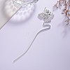Alloy Hair Stick Findings OHAR-F010-10A-S-7