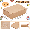 Disposable Kraft Paper Food Box CON-WH0084-36B-2