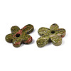 Natural Unakite Pendants G-T142-44I-2