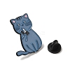 Cat Shape Enamel Pins JEWB-P039-01EB-09-3