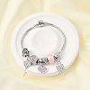 Alloy European Beads Charm Bracelets BJEW-F495-05P-1