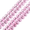 Baking Paint Transparent Glass Beads Strands GL-N005-02A-D02-1