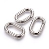 Zinc Alloy Key Clasps PALLOY-WH0056-02P-1