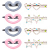 20Pcs 4 Style Plastic Snap Hair Clips PHAR-CP0001-24-1