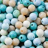 Opaque Acrylic Beads SACR-Q004-01N-3