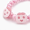Acrylic Beads Kids Stretch Bracelets BJEW-JB03887-01-2