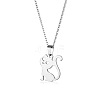 Stainless Steel Pendant Necklaces PW-WGC1D7E-01-5